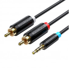 Vention Cable Audio 3.5mm to 2x RCA Vention BCLBI 3m Black
