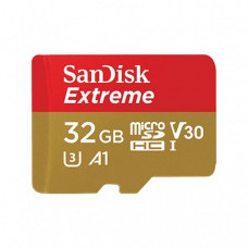 Sandisk atmiņas karte SanDisk Extreme microSDHC 32GB 100/60 MB/s V30 A1 U3 4K (SDSQXAF-032G-GN6MA)
