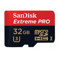 Sandisk atmiņas karte SanDisk Extreme Pro microSDHC 32GB 100/90 MB/s A1 C10 V30 (SDSQXCG-032G-GN6MA)