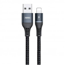 Remax Cable USB Lightning Remax Colorful Light, 2.4A, 1m (black)