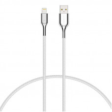 Cygnett Cable Lightning to USB Cygnett Armoured 2.4A 12W 0,1m (white)