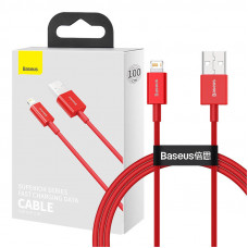 Baseus Superior sērijas kabelis no USB līdz iP 2.4A 1m (sarkans)
