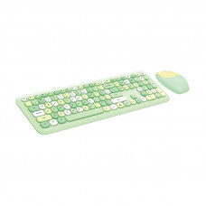 Mofii Wireless keyboard + mouse set MOFII 666 2.4G (Green)