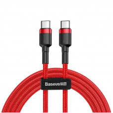 Baseus Cafule kabelis USB-C PD 2.0 QC 3.0 60W 1m (sarkans)