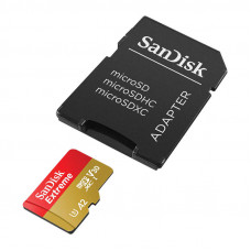 Sandisk Memory card SANDISK EXTREME microSDXC 128 GB 190/90 MB/s UHS-I U3 ActionCam (SDSQXAA-128G-GN6AA)