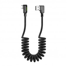Mcdodo USB–USB-C kabelis, Mcdodo CA-7310, leņķveida, 1,8 m (melns)
