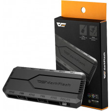 Darkflash Fan control box for computer Darkflash RC2 RGB PWM + remote controller (black)