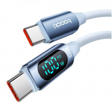Toocki kabelis no USB-C uz USB-C Toocki TXCTT1-XX04-B2, 2m, FC 100W (zils)