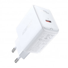 Acefast Wall Charger Acefast A1 PD20W, 1x USB-C (white)