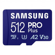 Samsung Memory card Samsung Pro PLUS microSDXC 512GB 180/130 MB/s UHS-I U3 (MB-MD512SA/EU)