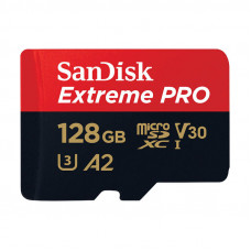 Sandisk atmiņas karte SANDISK EXTREME PRO microSDXC 128GB 200/90 MB/s UHS-I U3 (SDSQXCD-128G-GN6MA)