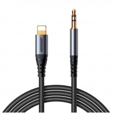 Audio kabelis Lightning līdz 3,5 mm AUX Joyroom SY-A06, 1,2 m (melns)
