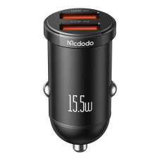 Mcdodo CC-2950 automašīnas lādētājs, 2x USB, 15,5 W (melns)