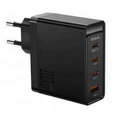 Mcdodo sienas lādētājs McDodo GAN 3xUSB-C + USB, 100W (melns)