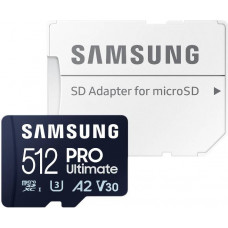 Samsung Memory card Samsung MicroSDXC PRO Ultimate 512GB 200MB/s UHS-I/U3 (MB-MY512SA/WW)