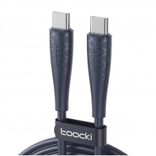 Toocki kabelis no USB-C uz USB-C Toocki TXCTT3-LB03, 1m, FC 240W (zils)