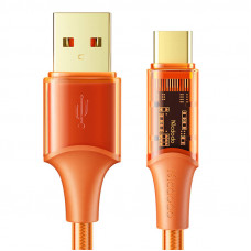 Mcdodo USB–USB-C kabelis, Mcdodo CA-2091, 6A, 1,2 m (oranžs)