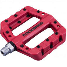 Rockbros Bicycle pedals, platform, nylon Rockbros 2017-12CRD (red)