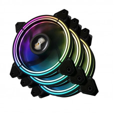 Darkflash datora ventilatoru komplekts ARGB Darkflash CF11 Pro 3in1 120x120 (melns)