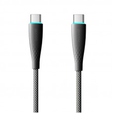 Toocki kabelis no USB-C uz USB-C Toocki TXCTT1-BMH01-B, 1m, PD FC 100W (melns)