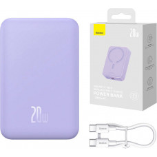 Baseus Powerbank Baseus Magnetic Mini 20000mAh, USB-C  20W MagSafe (purple)