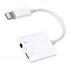 Joyroom Audio Adapter Lightning / 3.5 mm Joyroom S - Y105 (white) 10 + 4 pcs FOR FREE
