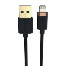 Duracell USB-C kabelis priekš Lightning 1m (melns)