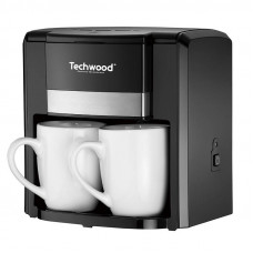 Techwood 2 tasīšu kafijas automāts Techwood (melns)