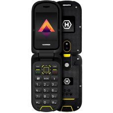 Myphone Hammer,saliekams podziņu telefons Bow LTE Dual Sim Black/Yellow
