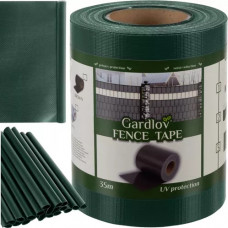 Fencing tape 19cmx35m 450g/m2 green 23699