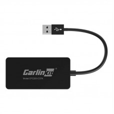 Carlinkit CCPA bezvadu adapteris Apple Carplay/Android Auto (melns)