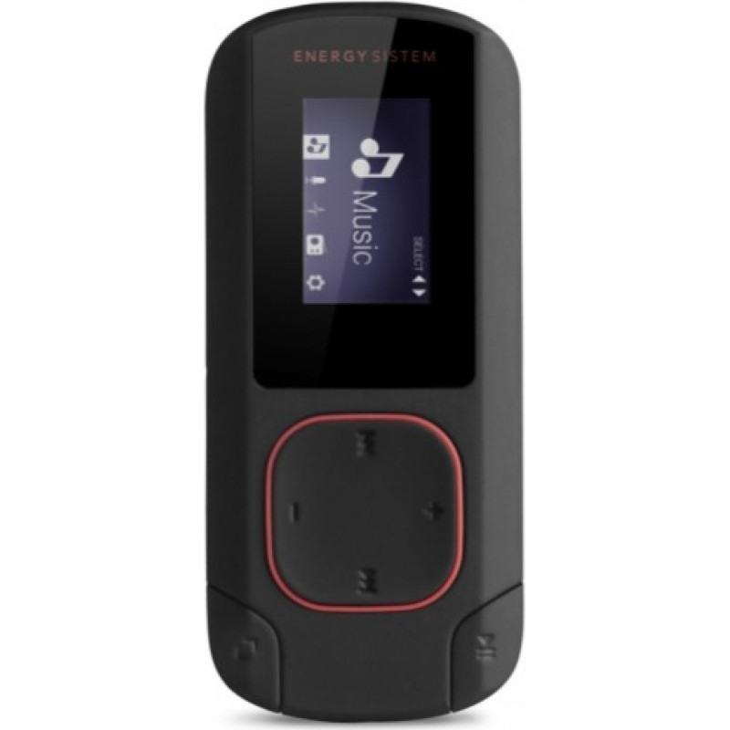 Energy Sistem MP3 Clip Bluetooth Coral (8 GB, Clip, FM Radio and microSD)