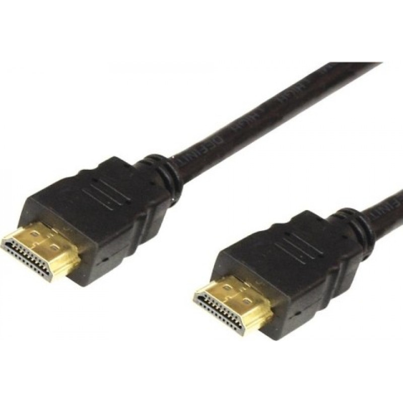 Blackmoon (51822) HDMI kabelis 5m 24K GOLD spraudņi High Speed v1.4