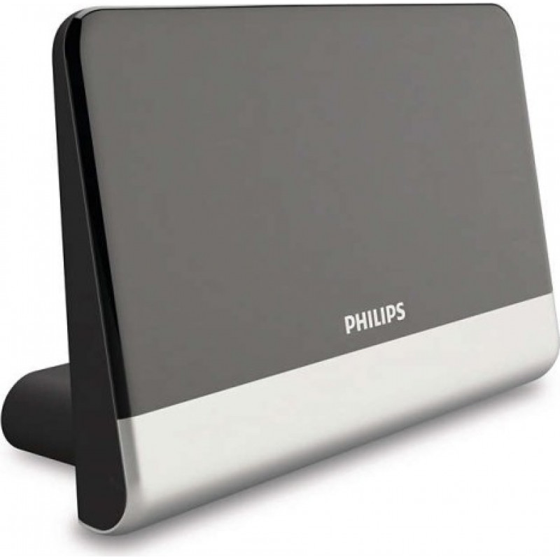 Philips SDV6222/12 Iekštelpu digitālās televīzijas antena ar 48 dB pastiprinājums (HDTV/UHF/VHF/FM)