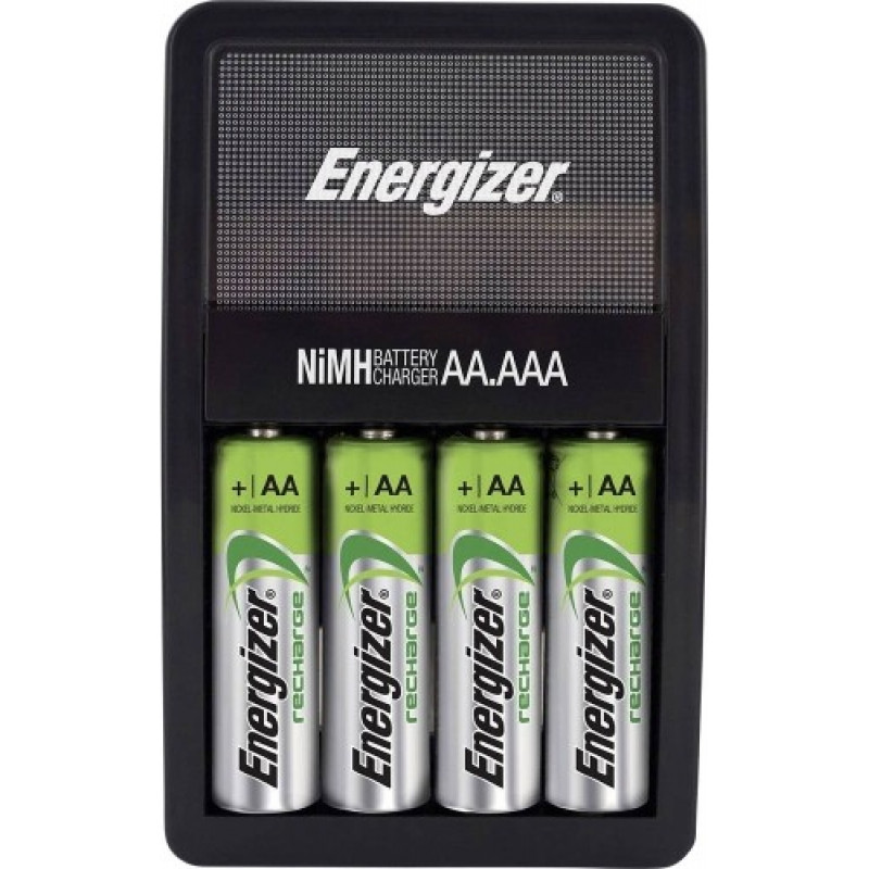 Energizer Maxi lādētājs AA/AAA ar 4 AA 2000mAh akumulatoriem