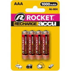Rocket rechargeable HR03 1000mAh Blistera iepakojumā 4gb.