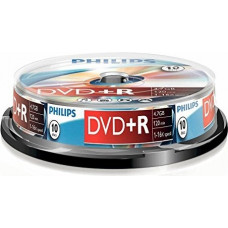 Philips DVD+R 4.7GB CAKE BOX 10