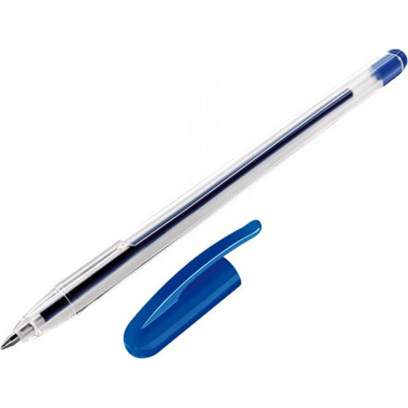 Pelikan Pildspalva Stick K86 zila caurspidīgs korpuss (Min daudzums 50gb) (962860)