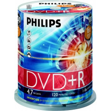 Philips DVD+R 4.7GB CAKE BOX 100