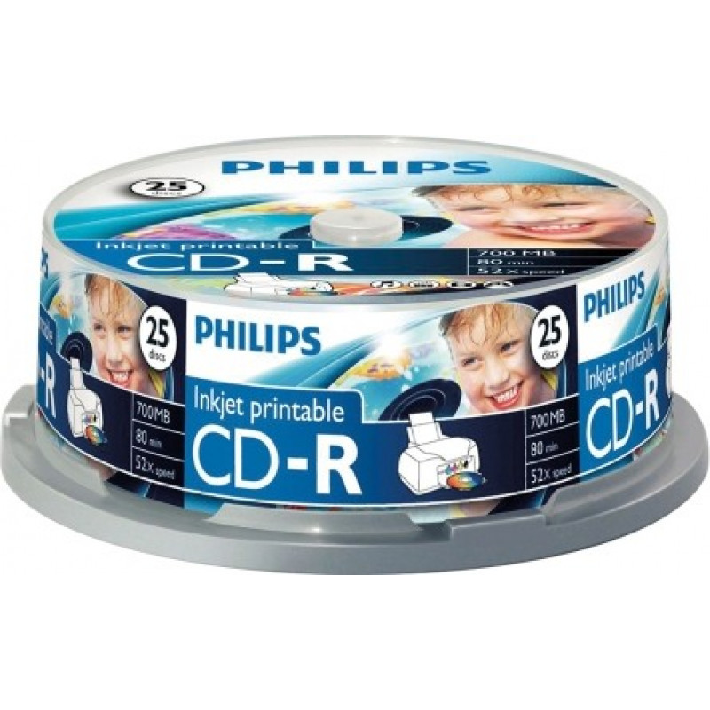 Philips CD-R 80 700MB CAKE BOX 25