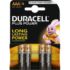 Duracell MN 2400 Plus Power AAA (LR03) Blistera iepakojumā 4gb.