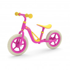 Chillafish Charlie 10" līdzsvara velosipēds,ritenis,rozā, no 1,5 līdz 4 gadiem
