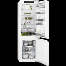 AEG iebūvējams ledusskapis ar saldētavu, 176.9 cm, balts