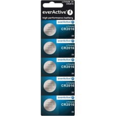 everActive CR2016-5BB Blistera iepakojumā 5gb,baterijas