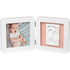 Baby Art Double 1P Essentials komplekts mazuļa pēdiņas vai rociņas nospieduma izveidošanai, balts