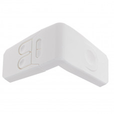 Angled drawer safety device version 2 white