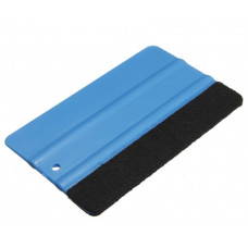 Carbon foil squeegee with felt