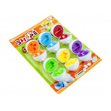 Izglītojošas olas rotaļlietu formas un krāsas