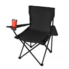 Black fishing chair K8001 (8001-uniw)